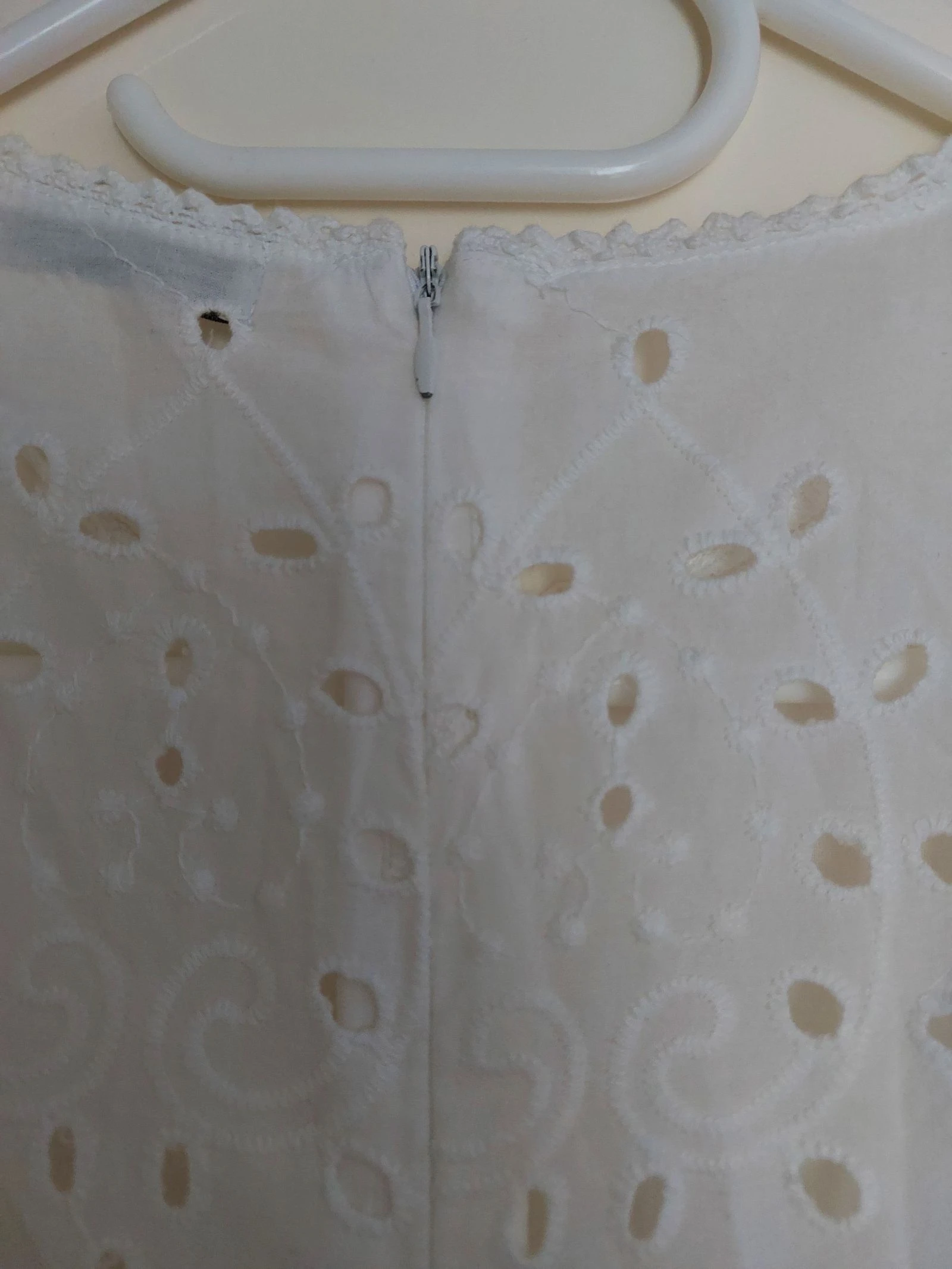 Vestido Babydoll Blanco Zara TRF - S – photo 5